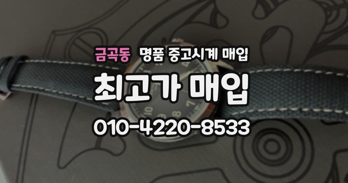 금곡동 명품 중고시계 매입