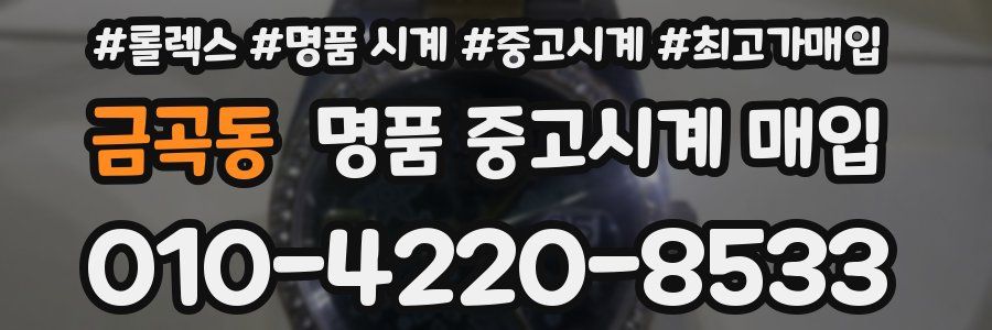 금곡동 명품 중고시계 매입