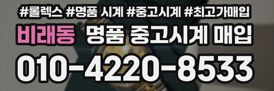 비래동 명품 중고시계 매입