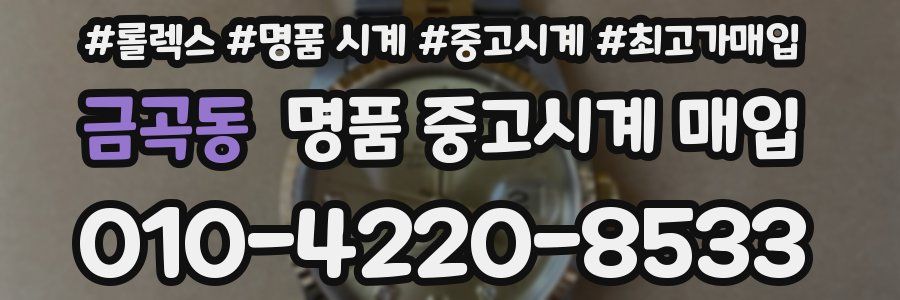 금곡동 명품 중고시계 매입