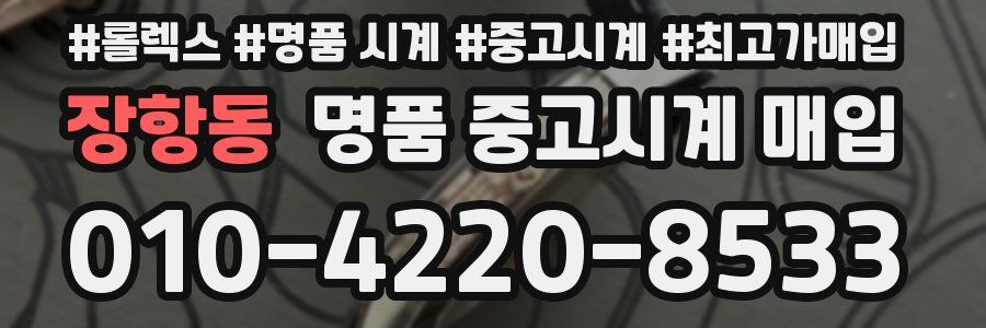 장항동 명품 중고시계 매입