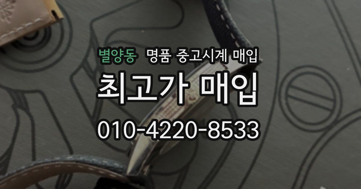 별양동 명품 중고시계 매입