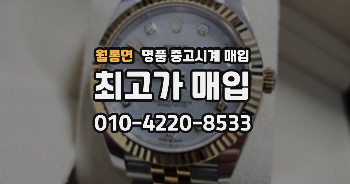 월롱면 명품 중고시계 매입