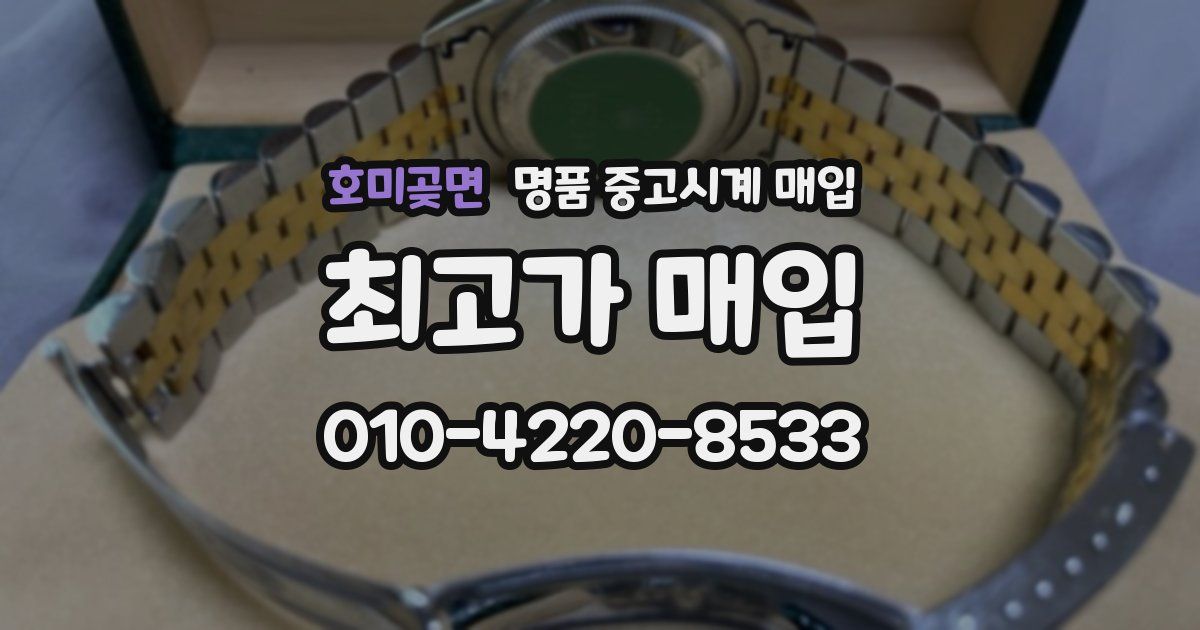 호미곶면 명품 중고시계 매입