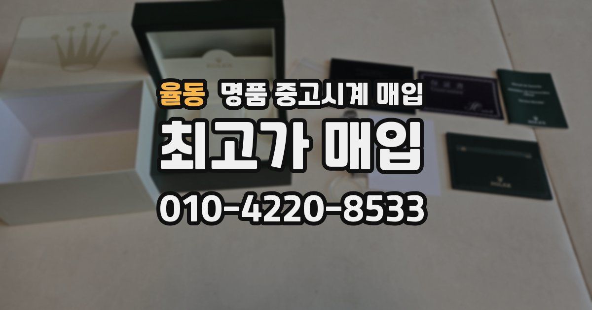 율동 명품 중고시계 매입