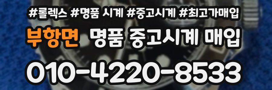 부항면 명품 중고시계 매입