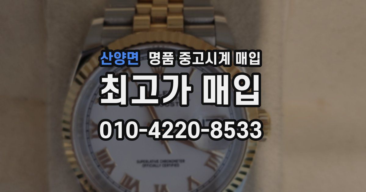 산양면 명품 중고시계 매입