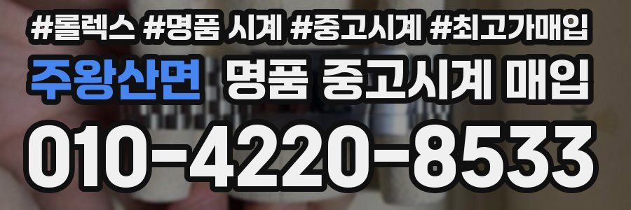 주왕산면 명품 중고시계 매입