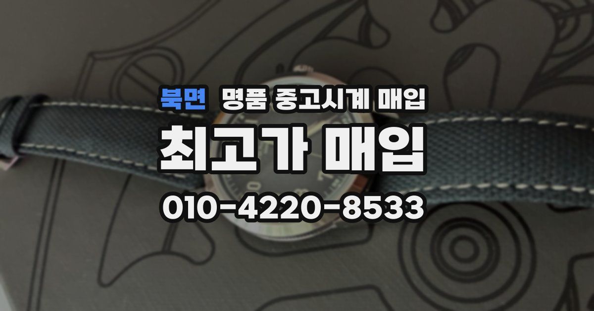 북면 명품 중고시계 매입