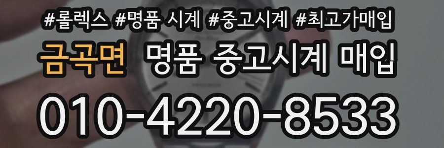 금곡면 명품 중고시계 매입
