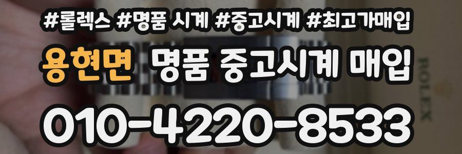 용현면 명품 중고시계 매입