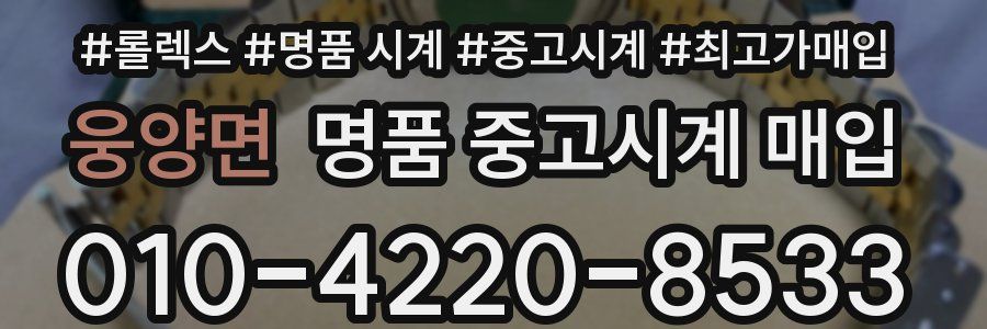 웅양면 명품 중고시계 매입