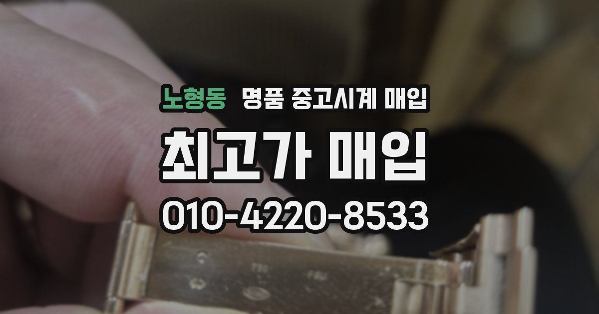 노형동 명품 중고시계 매입