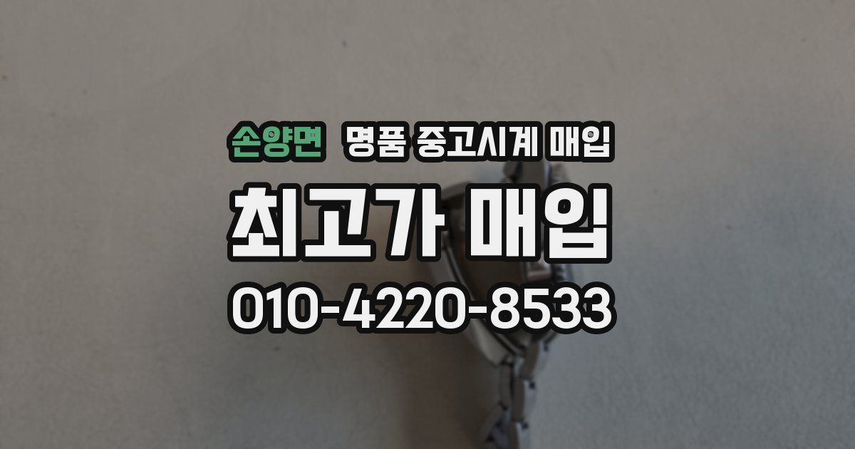 손양면 명품 중고시계 매입