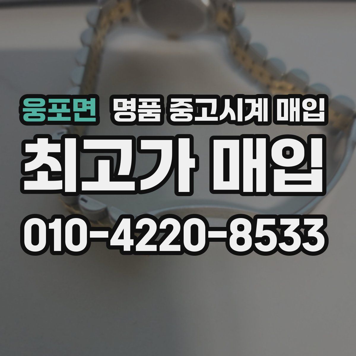 웅포면 명품 중고시계 매입