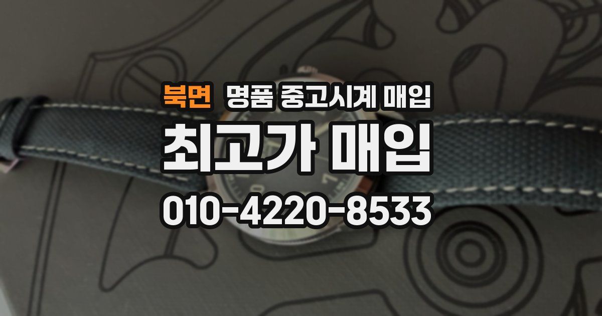 북면 명품 중고시계 매입