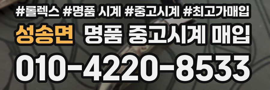 성송면 명품 중고시계 매입
