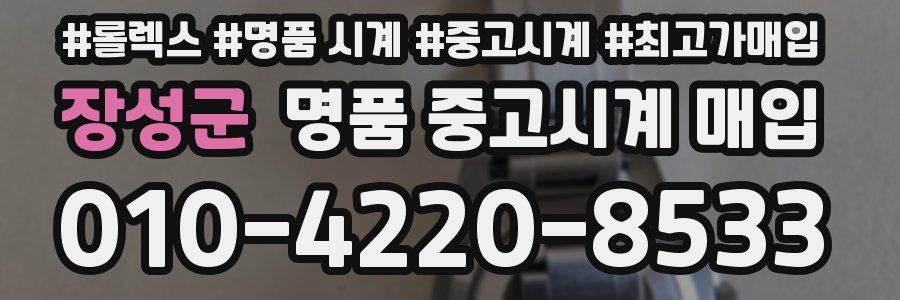 장성군 명품 중고시계 매입