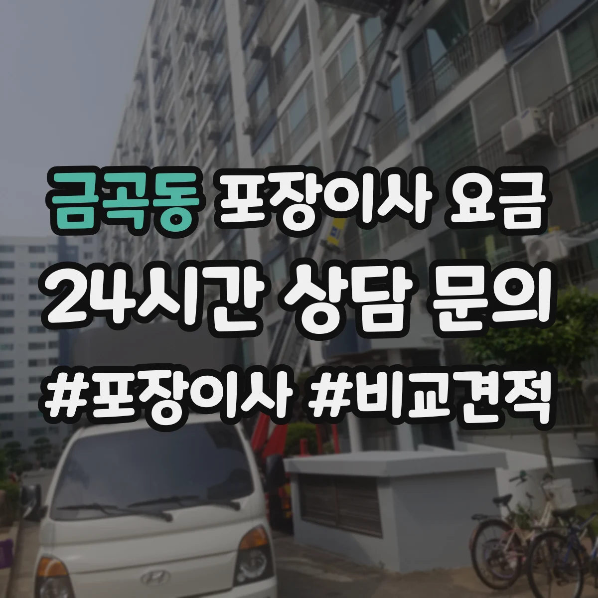 금곡동 포장이사 요금