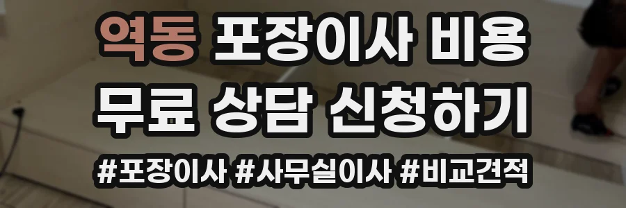 역동 포장이사 비용
