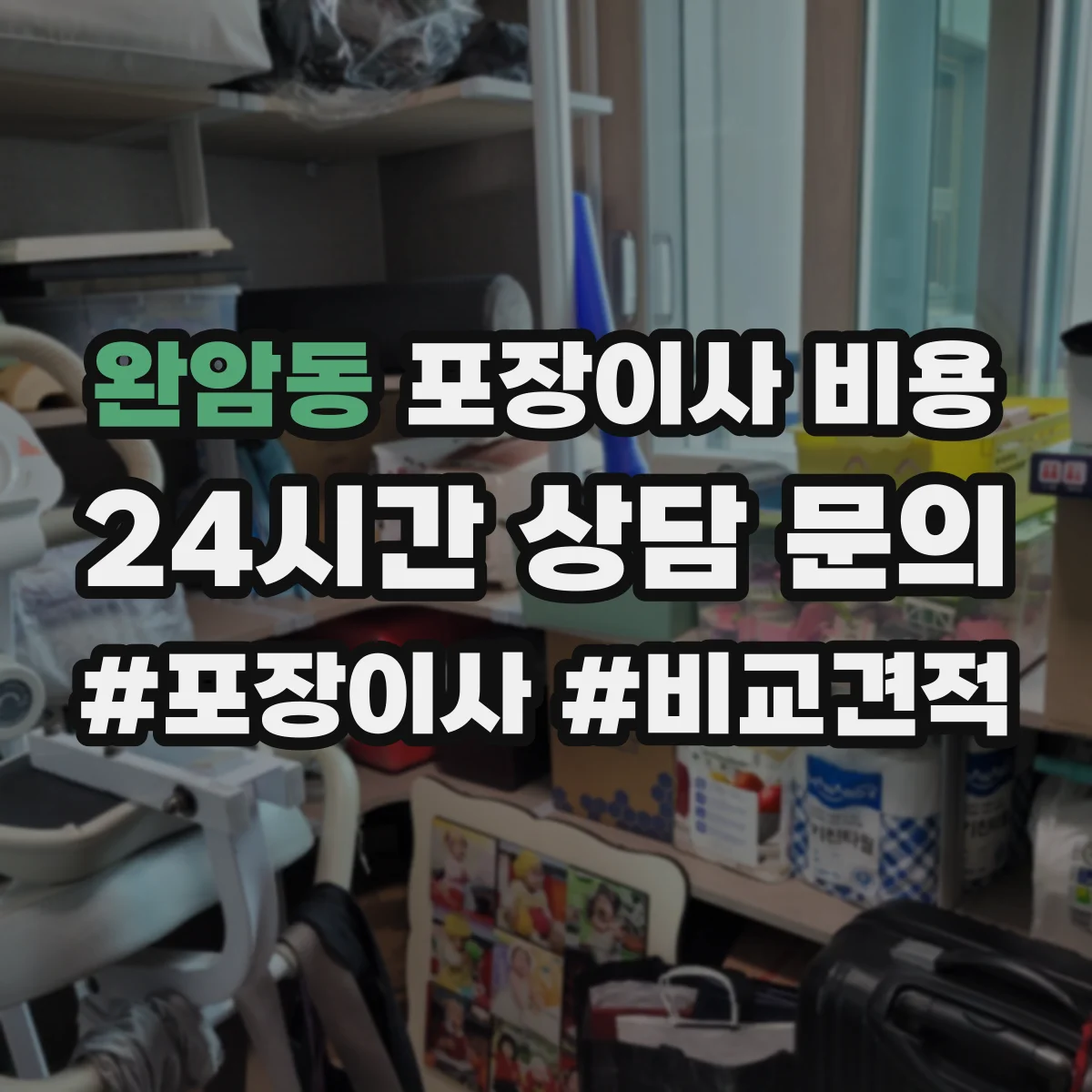 완암동 포장이사 비용