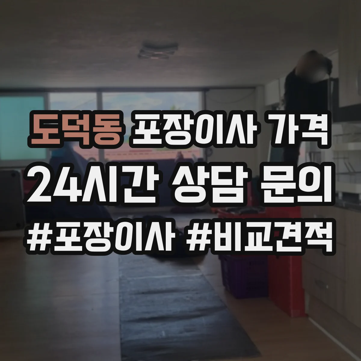 도덕동 포장이사 가격