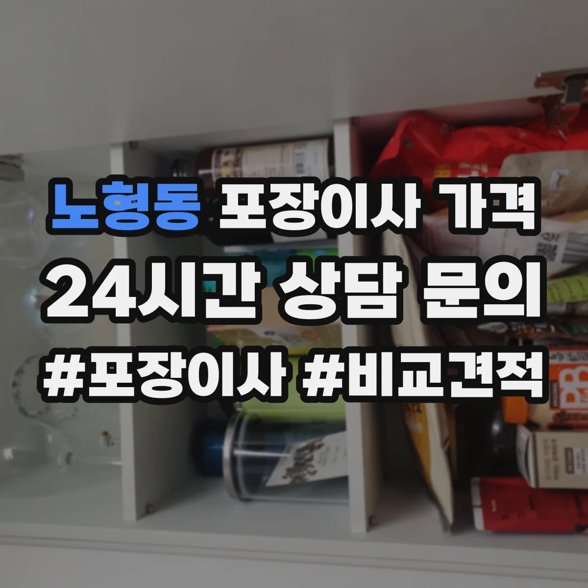 노형동 포장이사 가격