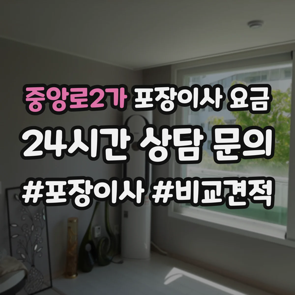 중앙로2가 포장이사 요금