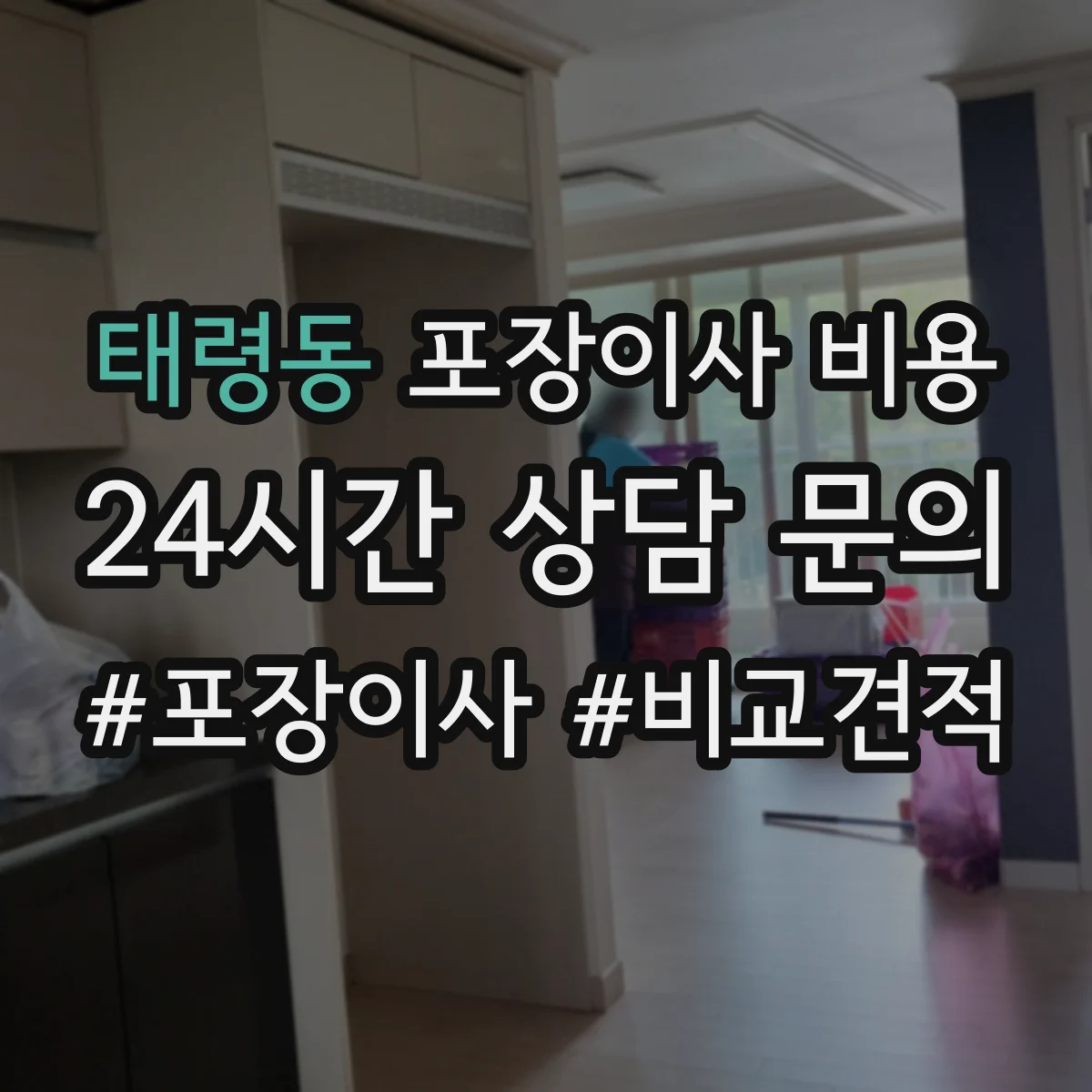태령동 포장이사 비용