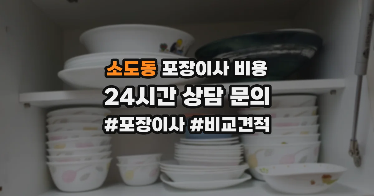 소도동 포장이사 비용