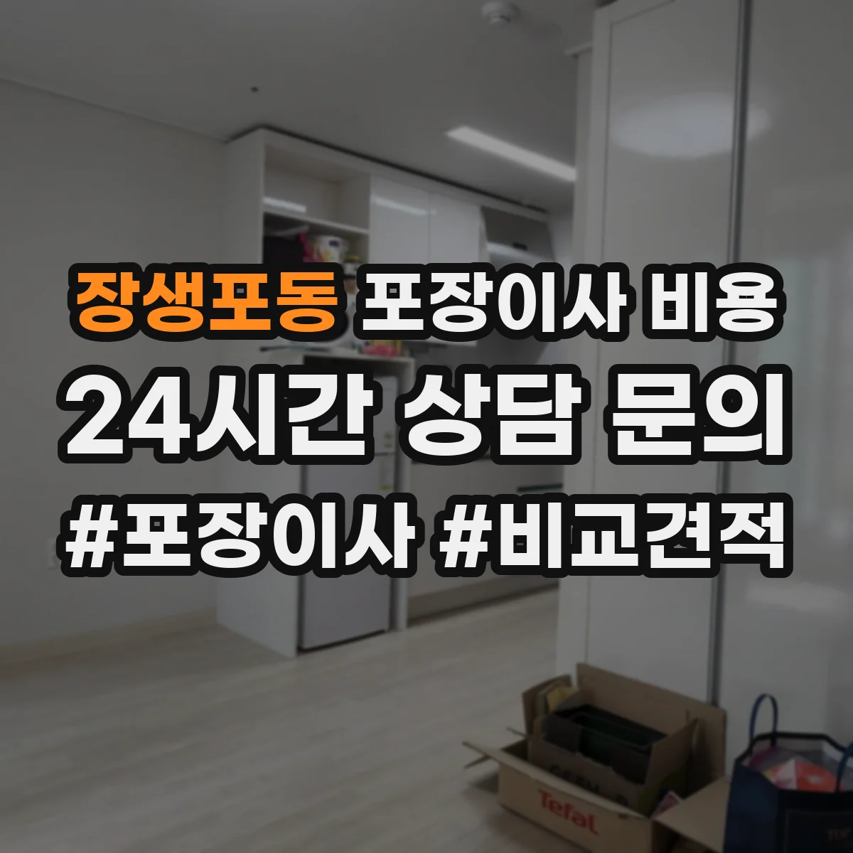 장생포동 포장이사 비용