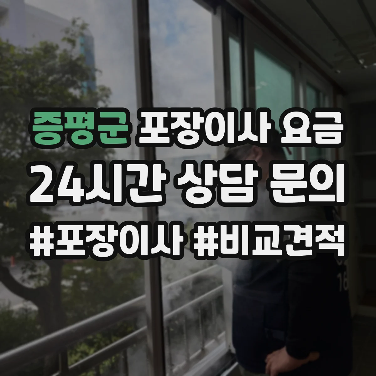 증평군 포장이사 요금