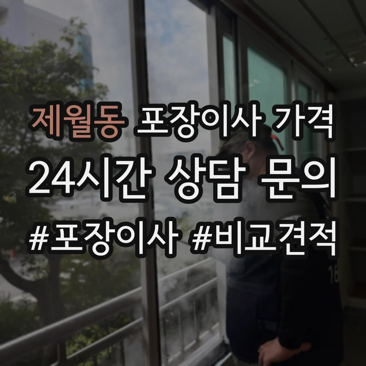 제월동 포장이사 가격