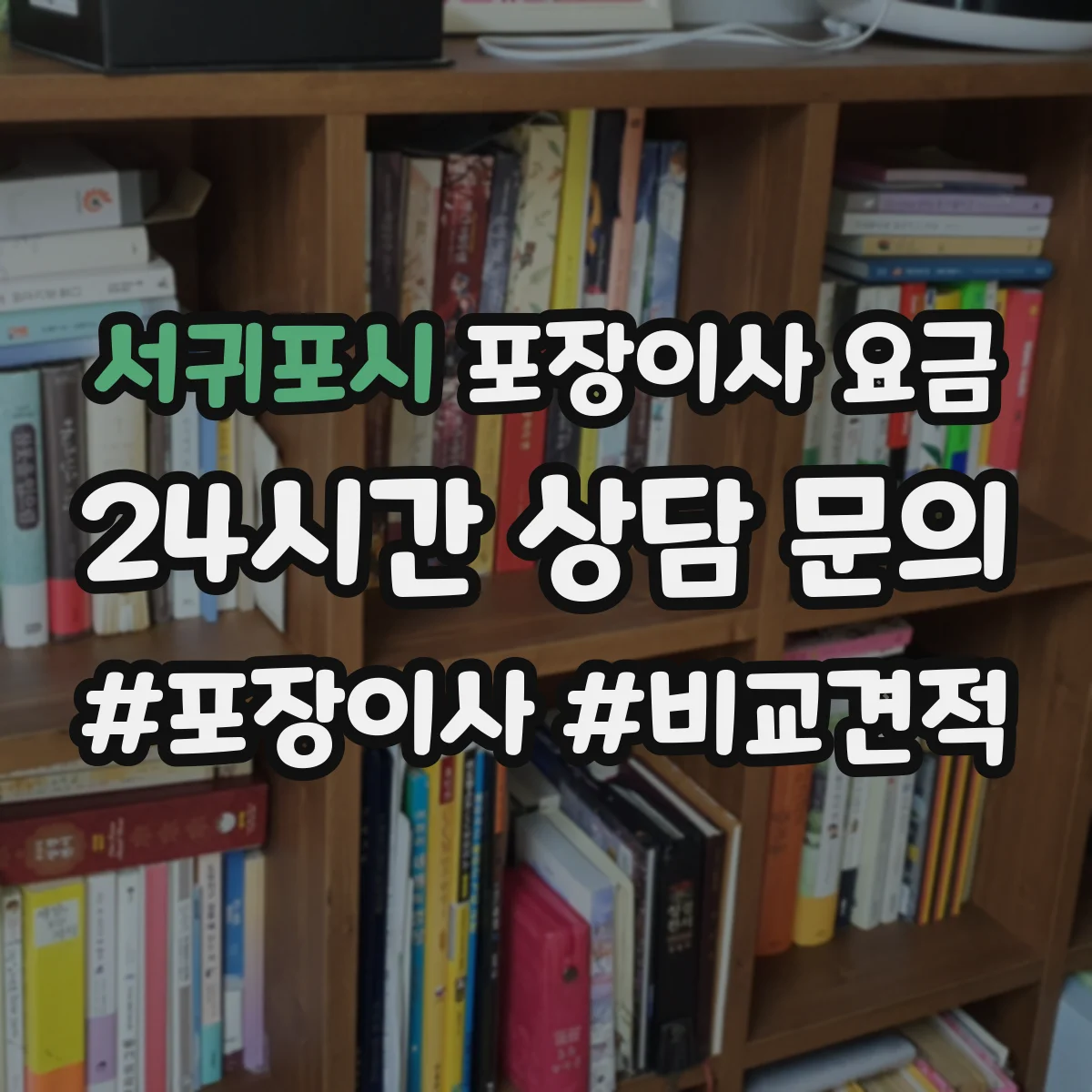 서귀포시 포장이사 요금 피아노·대형가전 추가요금 기준
