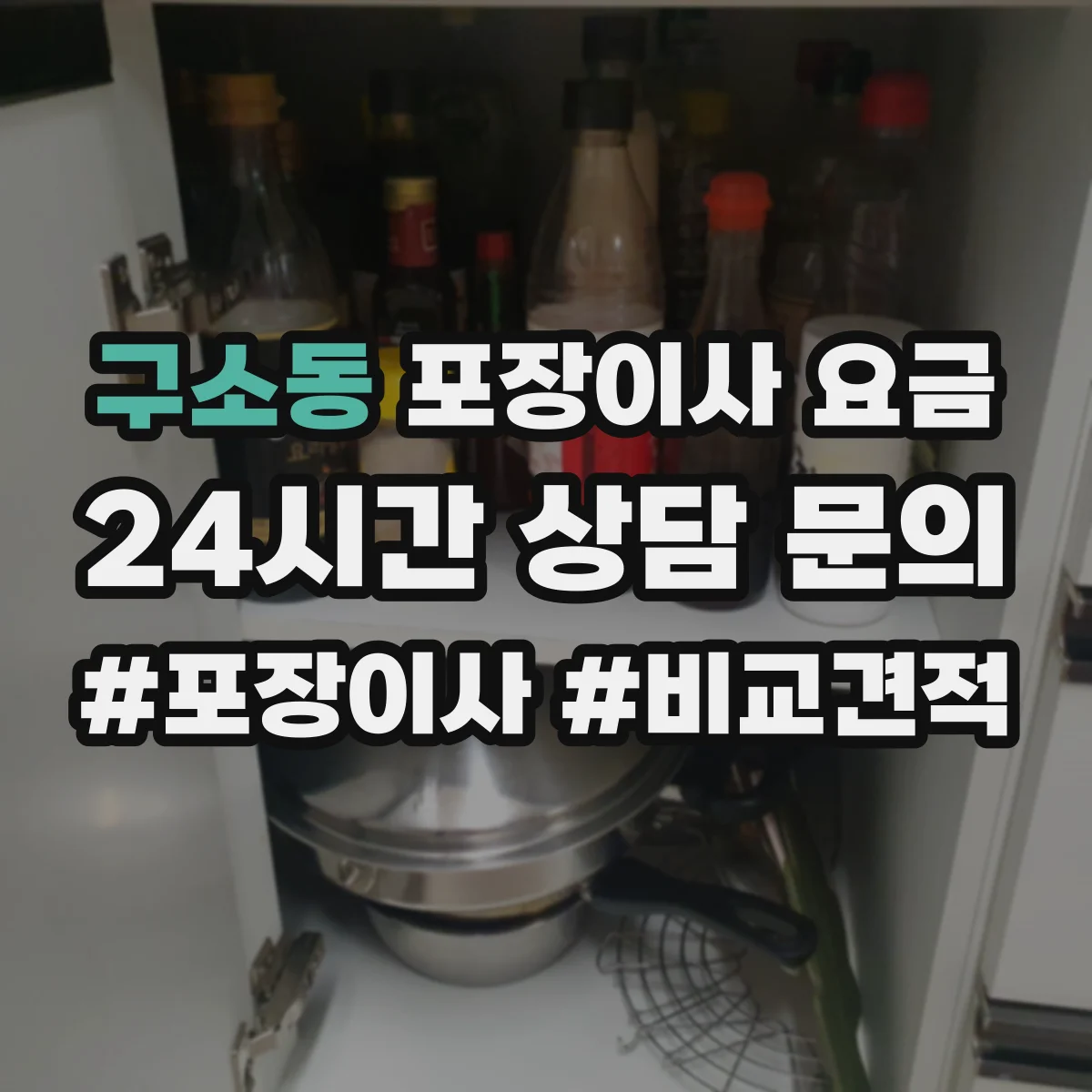 구소동 포장이사 요금