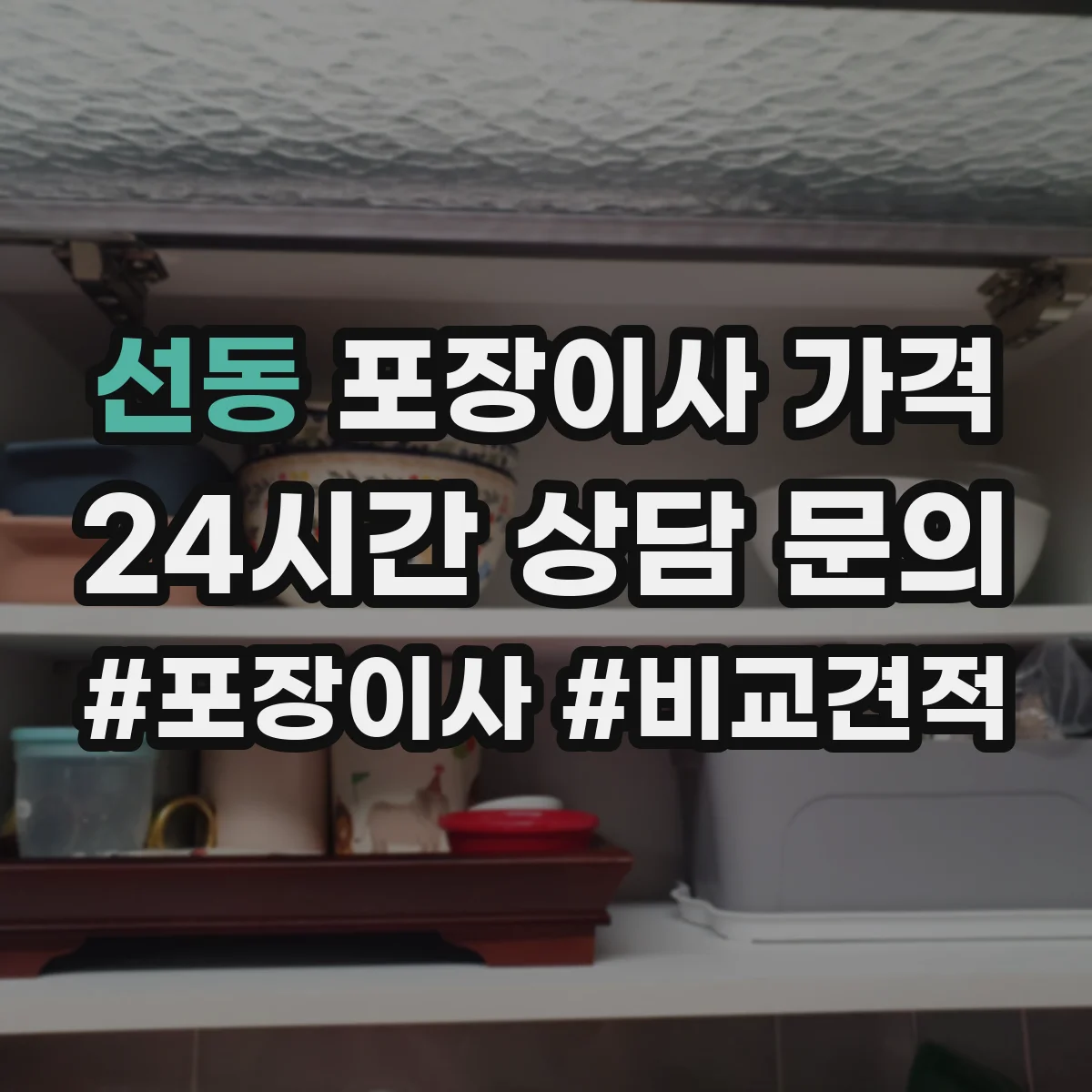 선동 포장이사 가격