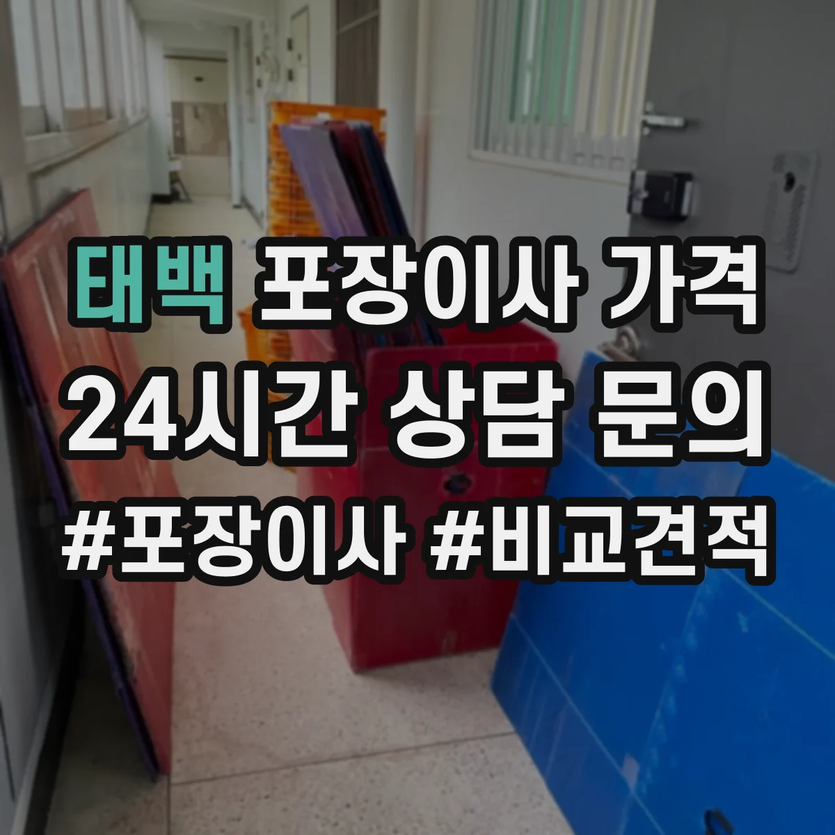 태백 포장이사 가격 포장 범위 조정으로 절감되는 지출 구간