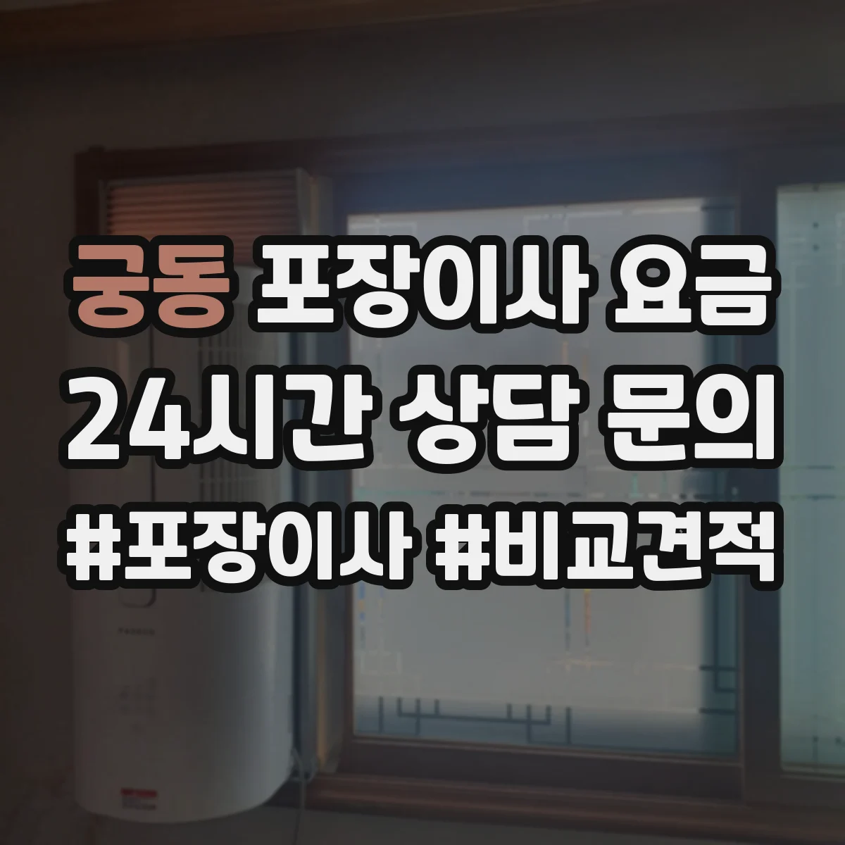 궁동 포장이사 요금