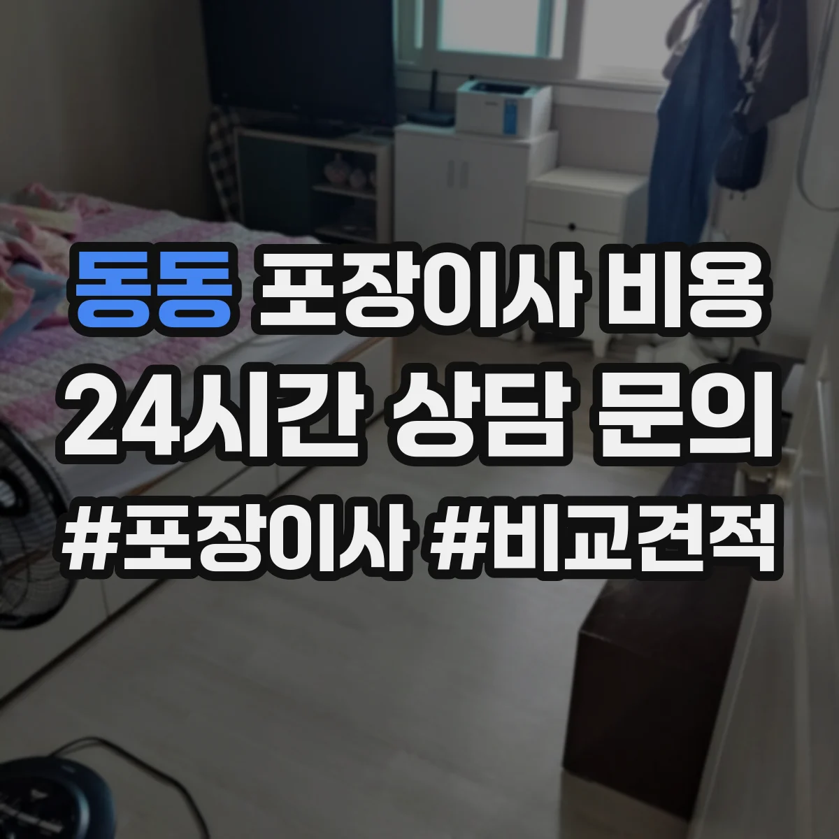 동동 포장이사 비용