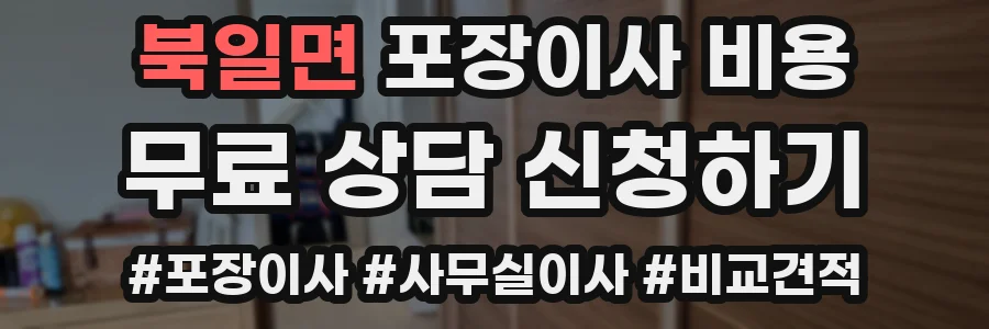 북일면 포장이사 비용