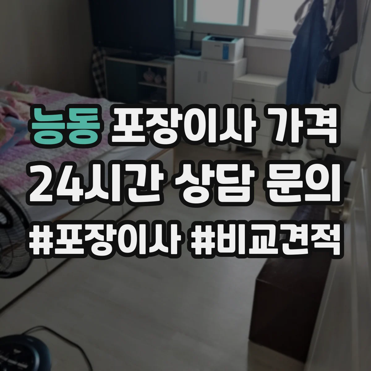 능동 포장이사 가격