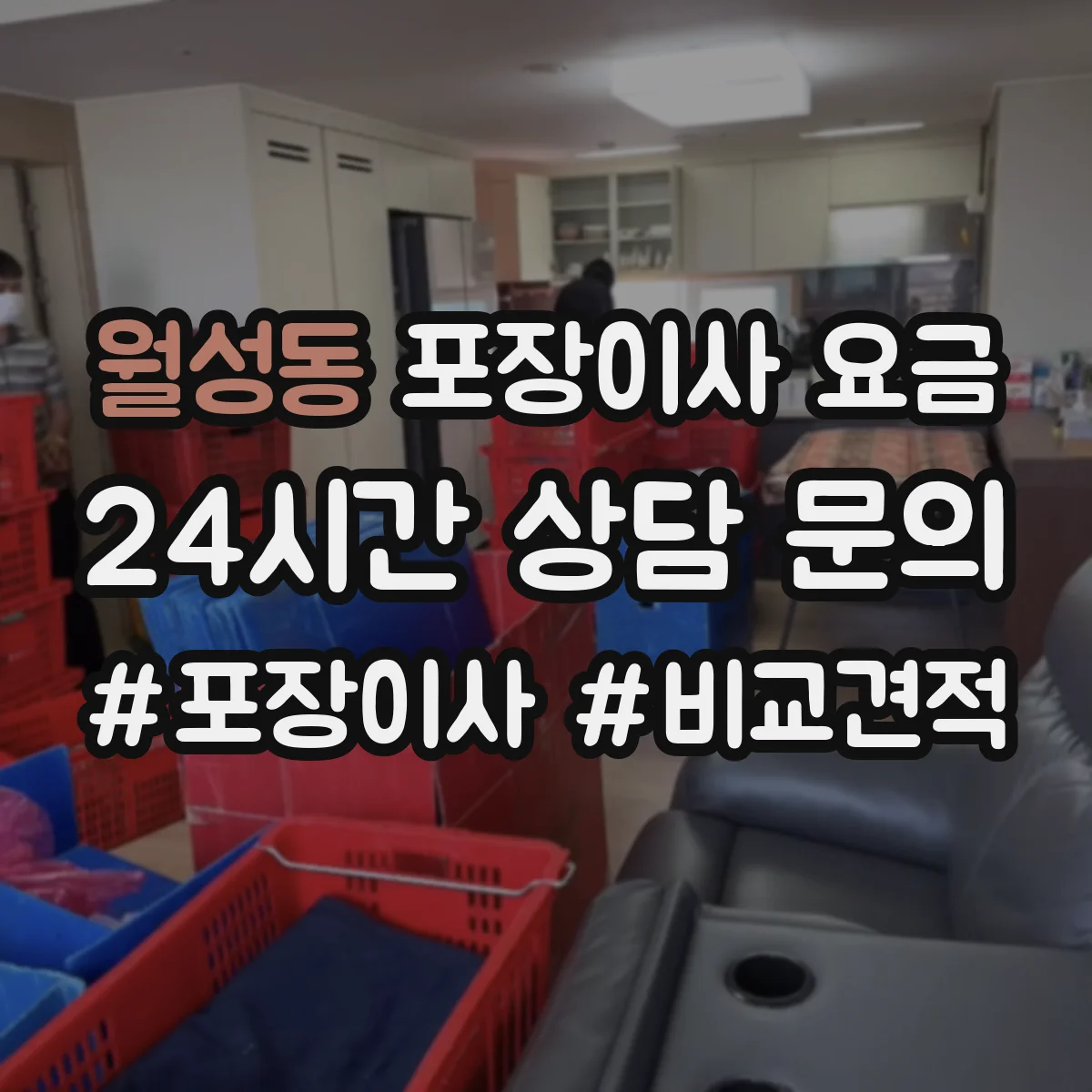 월성동 포장이사 요금