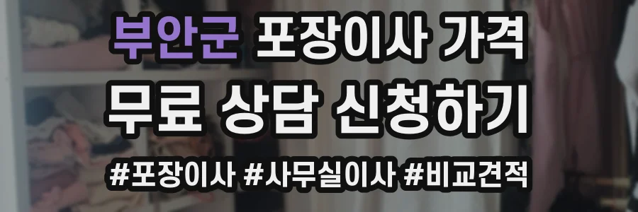 부안군 포장이사 가격