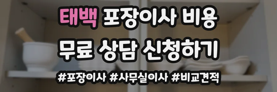 태백 포장이사 비용