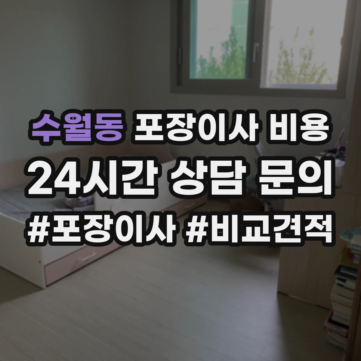 수월동 포장이사 비용