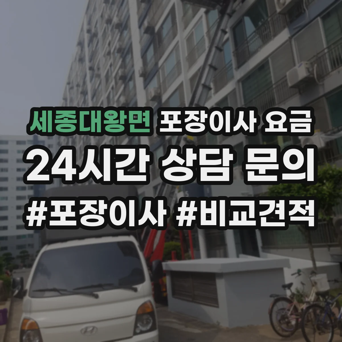 세종대왕면 포장이사 요금