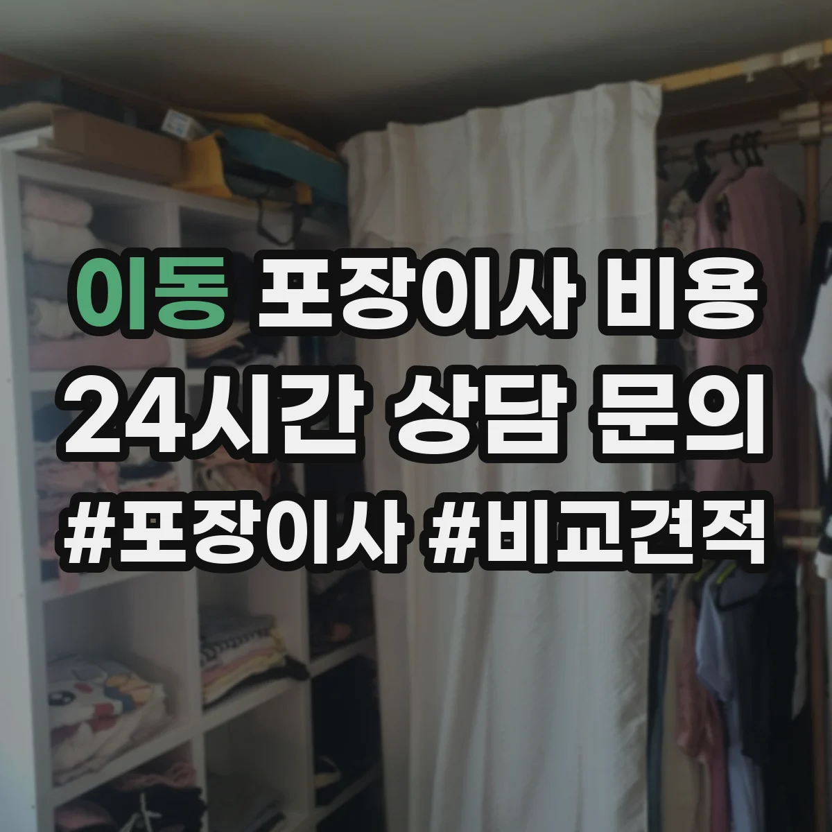 이동 포장이사 비용