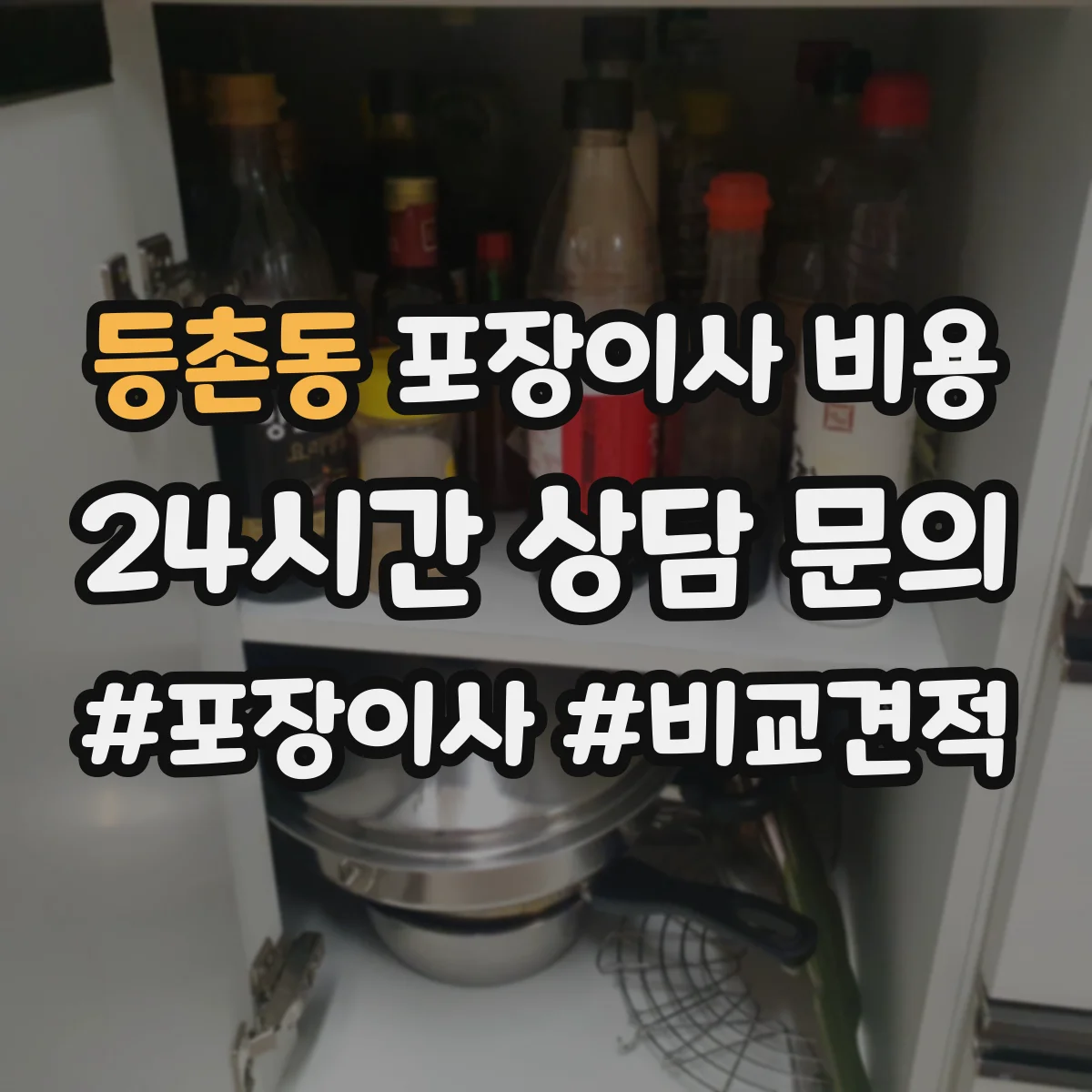 등촌동 포장이사 비용