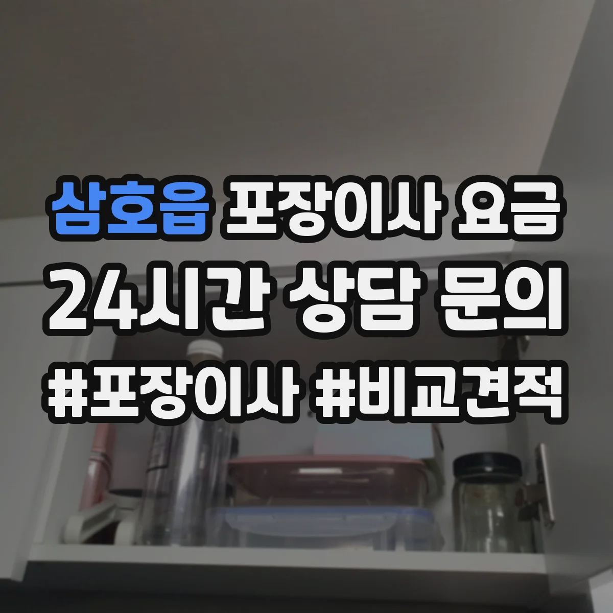 삼호읍 포장이사 요금