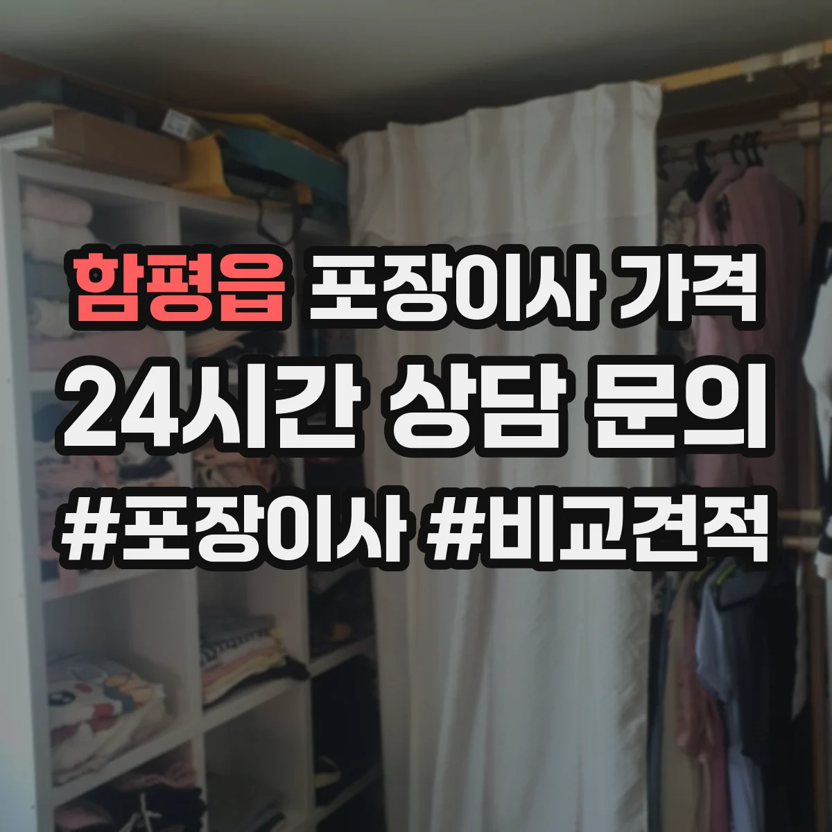 함평읍 포장이사 가격